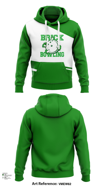 Brick Township High School Bowling 91712192 Hoodie - 103