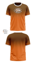 Claymont High School Bowling 47250303 Short Sleeve Performance Shirt - 40