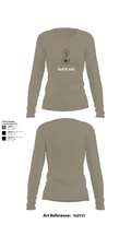 205th HHC 61096734 Women's Long Sleeve V-neck Shirt - 59