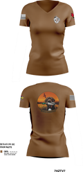 Bird dawgs Women's Short Sleeve V-neck Shirt - 255