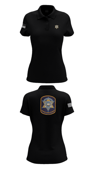 Womens Short Sleeve Performance Polo, Criminal Investigation, , Teamtime, Team time, sublimation, custom sports apparel, team uniforms, spirit wear, spiritwear, sports uniforms, custom shirts, team store, custom team store, fundraiser sports, apparel fundraiser
