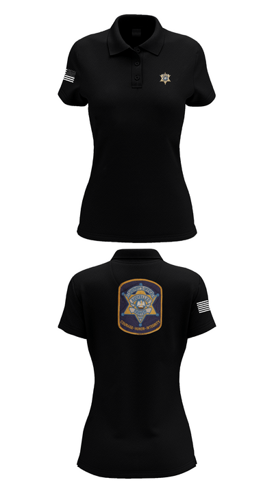 Criminal Investigation 3938601 Women's Short Sleeve Performance Polo  - 33