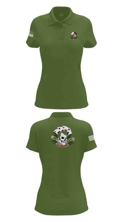 418 MLC 48598349 Women's Short Sleeve Performance Polo  - 55