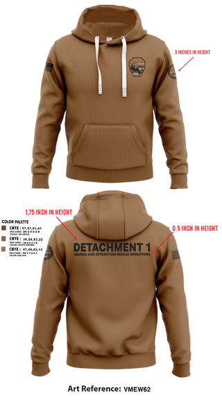 Hoodie, Detachment 1, Air Force, Teamtime, Team time, sublimation, custom sports apparel, team uniforms, spirit wear, spiritwear, sports uniforms, custom shirts, team store, custom team store, fundraiser sports, apparel fundraiser