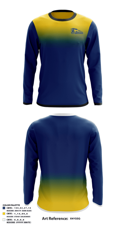 Mustangs 60517446 Long Sleeve Performance Shirt - 1