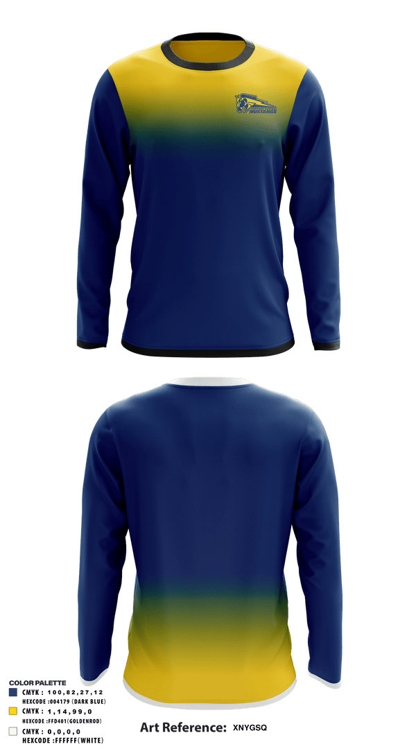 Long Sleeve Performance Shirt, Mustangs, Bowling, Teamtime, Team time, sublimation, custom sports apparel, team uniforms, spirit wear, spiritwear, sports uniforms, custom shirts, team store, custom team store, fundraiser sports, apparel fundraiser