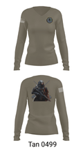 Center for Security Forces Detachment Chesapeake 88189039 Women's Long Sleeve V-neck Shirt - 73