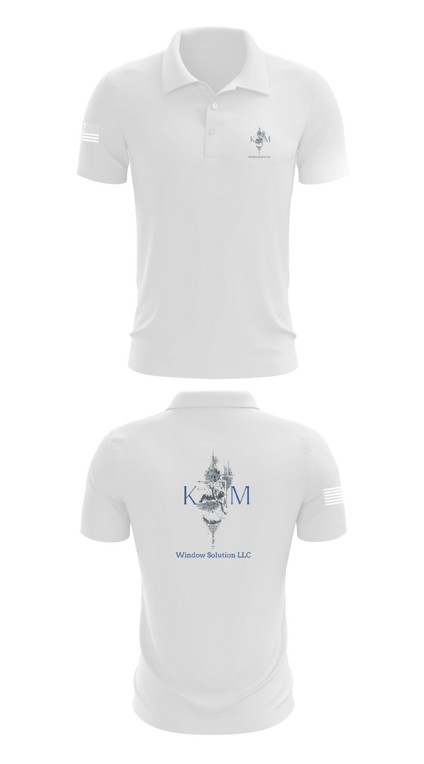 Short Sleeve Performance Polo, K&M window solutions llc, , Teamtime, Team time, sublimation, custom sports apparel, team uniforms, spirit wear, spiritwear, sports uniforms, custom shirts, team store, custom team store, fundraiser sports, apparel fundraiser