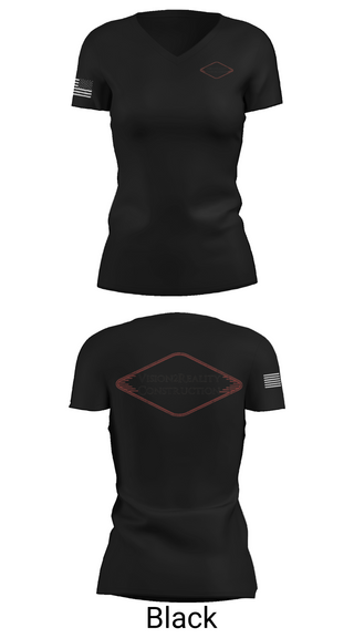 Womens Short Sleeve Vneck Shirt, Vision2Reality, , Teamtime, Team time, sublimation, custom sports apparel, team uniforms, spirit wear, spiritwear, sports uniforms, custom shirts, team store, custom team store, fundraiser sports, apparel fundraiser