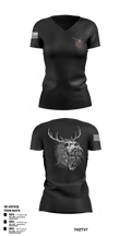 1-187 96637367 Women's Short Sleeve V-neck Shirt - 3