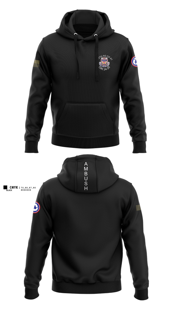 Hoodie, 312th HR CO, A1 Postal, Army, Teamtime, Team time, sublimation, custom sports apparel, team uniforms, spirit wear, spiritwear, sports uniforms, custom shirts, team store, custom team store, fundraiser sports, apparel fundraiser
