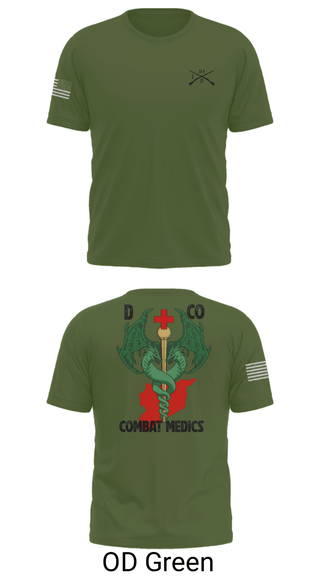 Old School Cotton Feel Shirt, D-co 1-114th, Army, Teamtime, Team time, sublimation, custom sports apparel, team uniforms, spirit wear, spiritwear, sports uniforms, custom shirts, team store, custom team store, fundraiser sports, apparel fundraiser