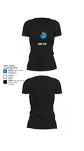 Robs Gym 78246830 Women's Short Sleeve V-neck Shirt - 37
