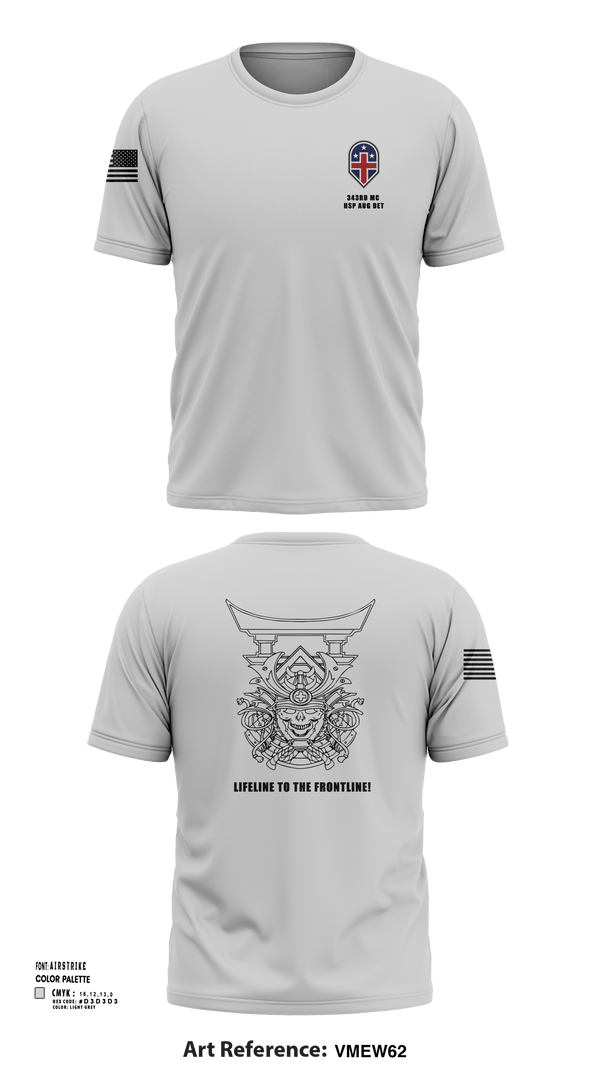 Short Sleeve Performance Shirt, 343rd Medical Hospital Augmentation Detachment, , Teamtime, Team time, sublimation, custom sports apparel, team uniforms, spirit wear, spiritwear, sports uniforms, custom shirts, team store, custom team store, fundraiser sports, apparel fundraiser