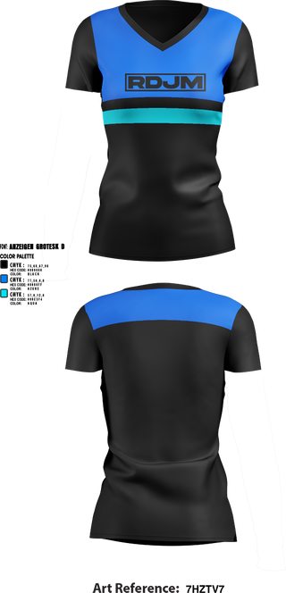 Womens Short Sleeve Vneck Shirt, RDJM, , Teamtime, Team time, sublimation, custom sports apparel, team uniforms, spirit wear, spiritwear, sports uniforms, custom shirts, team store, custom team store, fundraiser sports, apparel fundraiser