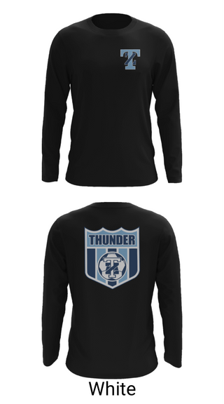 Long Sleeve Performance Shirt, Thunder, Men's Soccer, Teamtime, Team time, sublimation, custom sports apparel, team uniforms, spirit wear, spiritwear, sports uniforms, custom shirts, team store, custom team store, fundraiser sports, apparel fundraiser