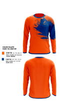 Central Middle School Golf 89815012 Long Sleeve Performance Shirt - 1