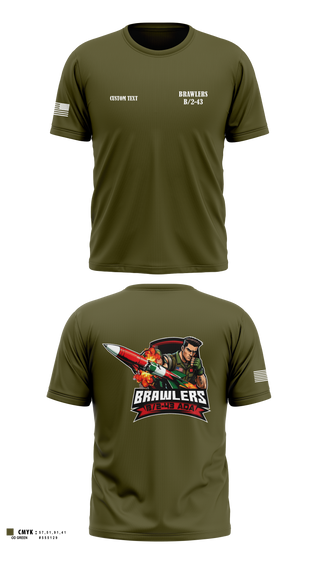 Short Sleeve Performance Shirt, Brawlers, Army, Teamtime, Team time, sublimation, custom sports apparel, team uniforms, spirit wear, spiritwear, sports uniforms, custom shirts, team store, custom team store, fundraiser sports, apparel fundraiser