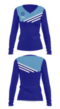 Catoctin High School Tennis 34833379 Women's Long Sleeve V-neck Shirt - 28