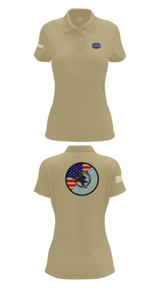 Womens Short Sleeve Performance Polo, Falcon Team, JMRC, Army, Teamtime, Team time, sublimation, custom sports apparel, team uniforms, spirit wear, spiritwear, sports uniforms, custom shirts, team store, custom team store, fundraiser sports, apparel fundraiser