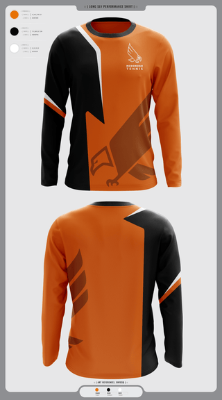 Long Sleeve Performance Shirt, Mcdonogh Girls Tennis, Tennis, Teamtime, Team time, sublimation, custom sports apparel, team uniforms, spirit wear, spiritwear, sports uniforms, custom shirts, team store, custom team store, fundraiser sports, apparel fundraiser