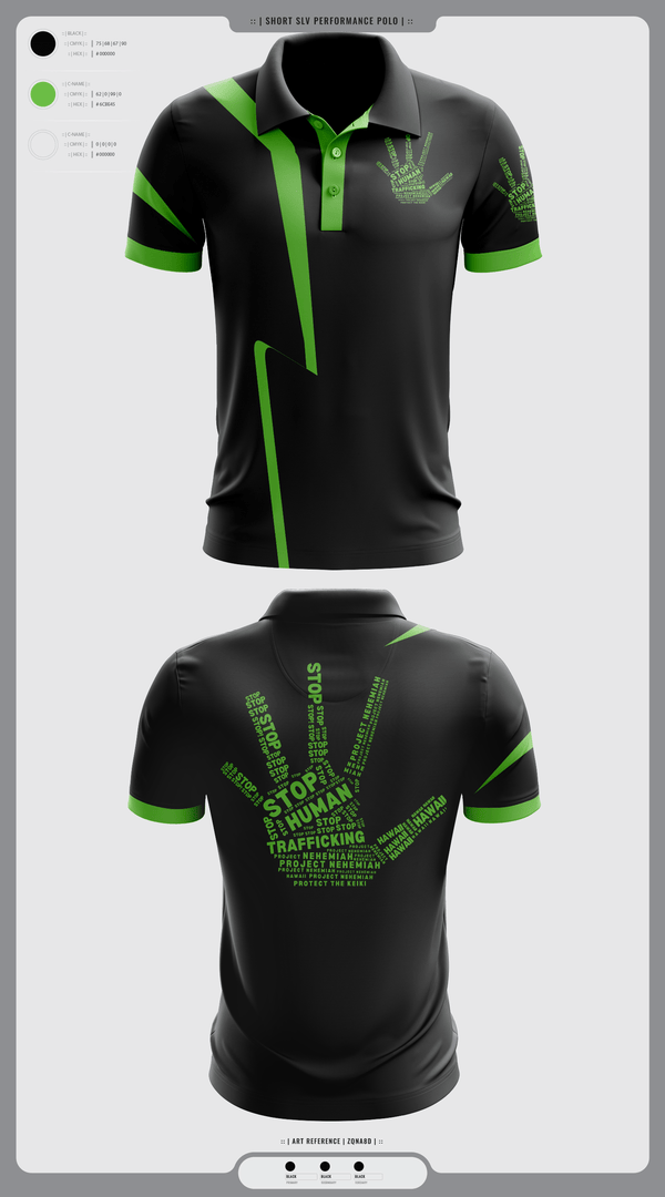 Short Sleeve Performance Polo, Project Nehemiah Hawaii, , Teamtime, Team time, sublimation, custom sports apparel, team uniforms, spirit wear, spiritwear, sports uniforms, custom shirts, team store, custom team store, fundraiser sports, apparel fundraiser