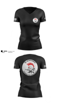 1-23 94230355 Women's Short Sleeve V-neck Shirt - 1