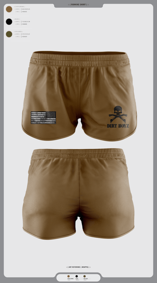 Womens Shorts, Dirt boyz, Air Force, Teamtime, Team time, sublimation, custom sports apparel, team uniforms, spirit wear, spiritwear, sports uniforms, custom shirts, team store, custom team store, fundraiser sports, apparel fundraiser