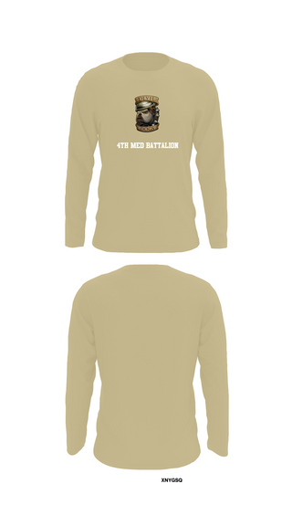 Long Sleeve Performance Shirt, 4th Med Battalion, Marines, Teamtime, Team time, sublimation, custom sports apparel, team uniforms, spirit wear, spiritwear, sports uniforms, custom shirts, team store, custom team store, fundraiser sports, apparel fundraiser