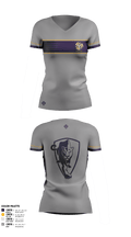 Hulstrom Middle School 76593235 Women's Short Sleeve V-neck Shirt - 1