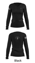 SCR SWAT 20912043 Women's Long Sleeve V-neck Shirt - 35