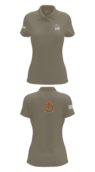 Women's Short Sleeve Performance Polo, 978th MP Comapny, , Teamtime, Team time, sublimation, custom sports apparel, team uniforms, spirit wear, spiritwear, sports uniforms, custom shirts, team store, custom team store, fundraiser sports, apparel fundraiser