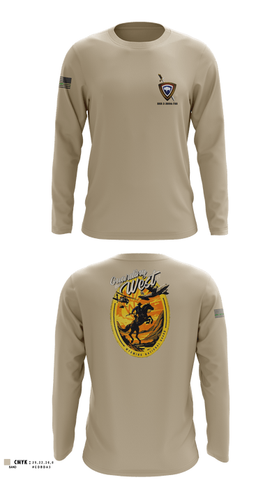 HHB 2-300th FAR 70567480 Long Sleeve Performance Shirt 2
