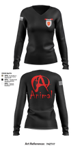 undefined Women's Long Sleeve V-neck Shirt - 3