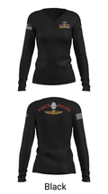 B Co. 3rd Recon Bn 24537683 Women's Long Sleeve V-neck Shirt - 37