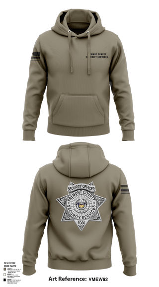 Hoodie, Fremont County Security Services, Police, Teamtime, Team time, sublimation, custom sports apparel, team uniforms, spirit wear, spiritwear, sports uniforms, custom shirts, team store, custom team store, fundraiser sports, apparel fundraiser