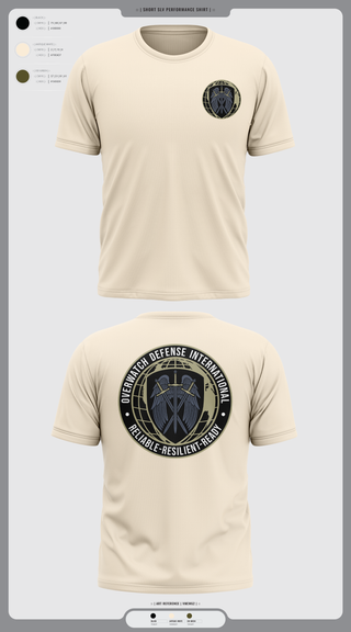 Short Sleeve Performance Shirt, Overwatch Defense International, , Teamtime, Team time, sublimation, custom sports apparel, team uniforms, spirit wear, spiritwear, sports uniforms, custom shirts, team store, custom team store, fundraiser sports, apparel fundraiser