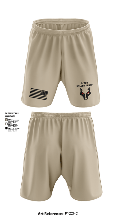 3/2CR Killer Troop 6220684 Athletic Shorts With Pockets - 8