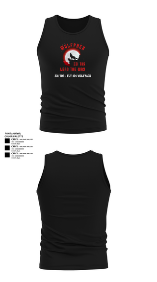 Tank Top, 331 TRS / FLT 154 WOLFPACK, , Teamtime, Team time, sublimation, custom sports apparel, team uniforms, spirit wear, spiritwear, sports uniforms, custom shirts, team store, custom team store, fundraiser sports, apparel fundraiser