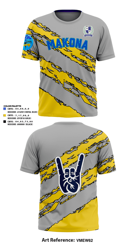 Short Sleeve Performance Shirt, MAKONA Frat, E-Sports, Teamtime, Team time, sublimation, custom sports apparel, team uniforms, spirit wear, spiritwear, sports uniforms, custom shirts, team store, custom team store, fundraiser sports, apparel fundraiser