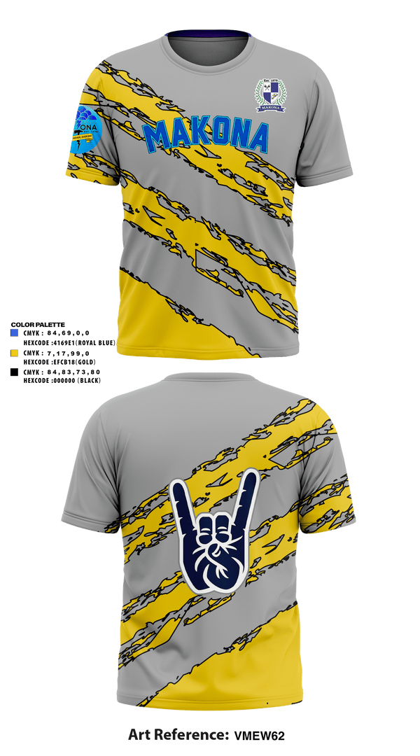 Short Sleeve Performance Shirt, MAKONA Frat, E-Sports, Teamtime, Team time, sublimation, custom sports apparel, team uniforms, spirit wear, spiritwear, sports uniforms, custom shirts, team store, custom team store, fundraiser sports, apparel fundraiser