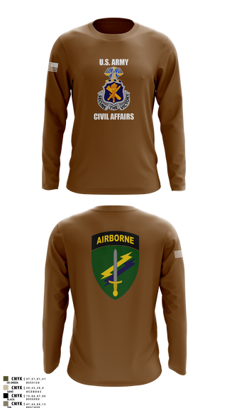 Long Sleeve Performance Shirt, Civil Affairs Schoolhouse, , Teamtime, Team time, sublimation, custom sports apparel, team uniforms, spirit wear, spiritwear, sports uniforms, custom shirts, team store, custom team store, fundraiser sports, apparel fundraiser