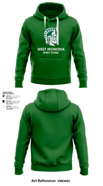 West Monona High School 92867365 Hoodie - 1