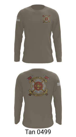 Long Sleeve Performance Shirt, Boulder creek fire, , Teamtime, Team time, sublimation, custom sports apparel, team uniforms, spirit wear, spiritwear, sports uniforms, custom shirts, team store, custom team store, fundraiser sports, apparel fundraiser