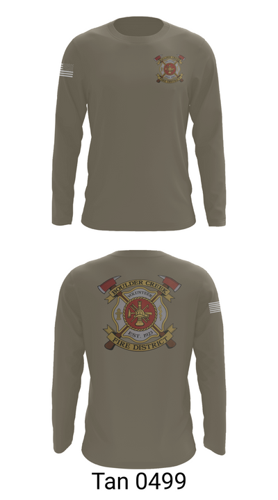 Boulder creek fire 92680239 Long Sleeve Performance Shirt 66