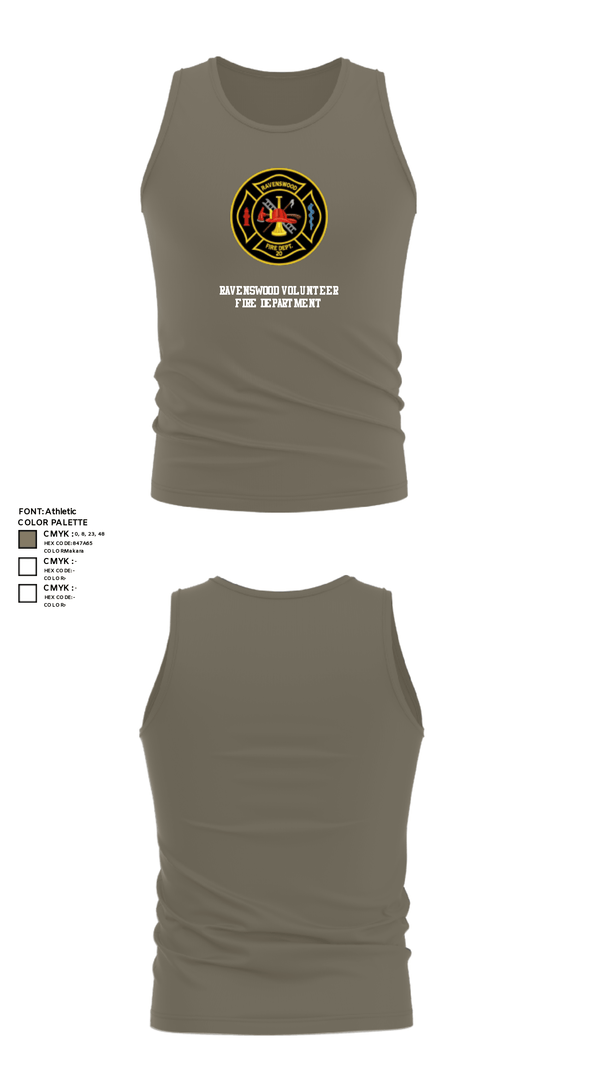 Tank Top, Ravenswood Volunteer Fire Department, , Teamtime, Team time, sublimation, custom sports apparel, team uniforms, spirit wear, spiritwear, sports uniforms, custom shirts, team store, custom team store, fundraiser sports, apparel fundraiser