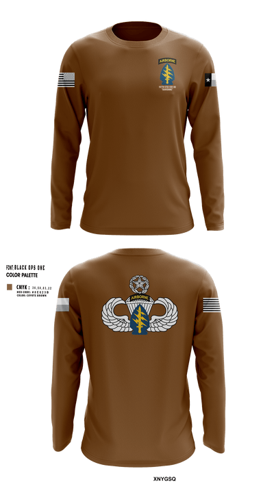 197th STSC (SO)(A) 32760162 Long Sleeve Performance Shirt - 6