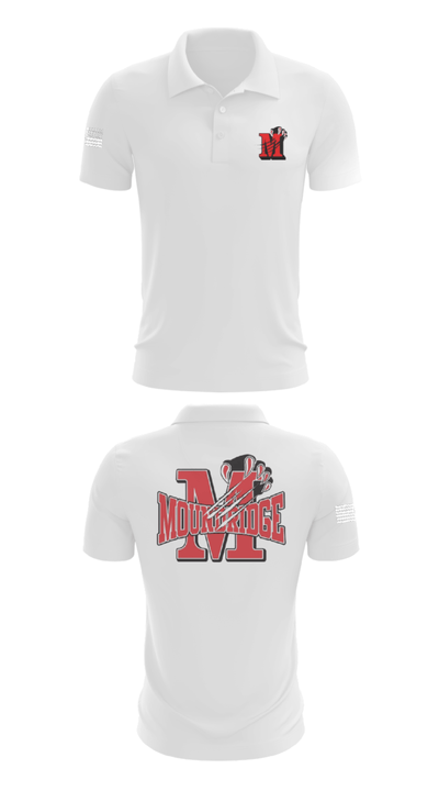 Moundridge High School Basketball 5586050 Short Sleeve Performance Polo - 9