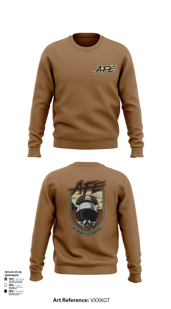 Crew Neck Sweatshirt, 162 AFE, Air Force, Teamtime, Team time, sublimation, custom sports apparel, team uniforms, spirit wear, spiritwear, sports uniforms, custom shirts, team store, custom team store, fundraiser sports, apparel fundraiser