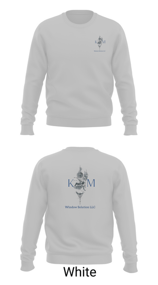 Crew Neck Sweatshirt, K&M window solutions llc, , Teamtime, Team time, sublimation, custom sports apparel, team uniforms, spirit wear, spiritwear, sports uniforms, custom shirts, team store, custom team store, fundraiser sports, apparel fundraiser